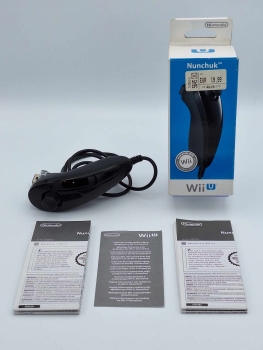 Nintendo Wii Nunchuck RVL-004 - Schwarz - OVP